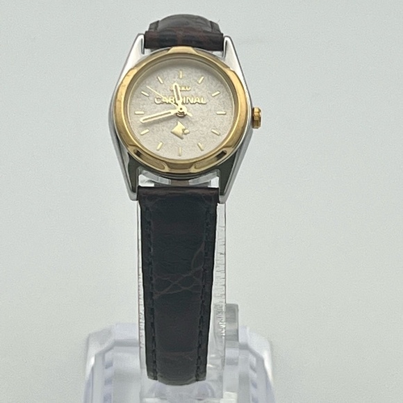Vintage Seiko Round Petite Gold and Brown tones Watch Working - Picture 1 of 10